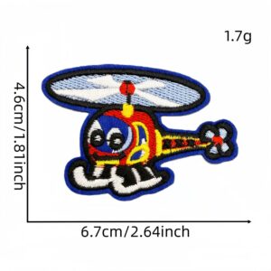 Cartoon car fabric patch #8
