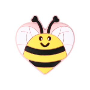 Heart shaped bee