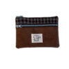 Wholesale Suede double-layer ID splicing coin purse