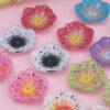Wholesale 10pcs beaded pen with bead print flowers straight-hole beads