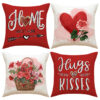 Wholesale Valentine's Day Set Pillowcase Red Heart Pillowcase