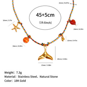 (fish tail style) 6 knots