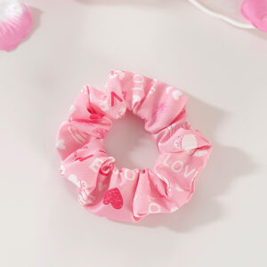 Pink love letters-large intestine circle small size 8cm