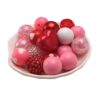 Wholesale of 50 Large Red Love Valentine's Day 20MM Acrylic Mixed Color Beads