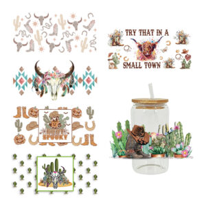 Wholesale UV Transfer Paste Glass Crystal Label Crystal Paste 16OZ UV DTF WRAPS