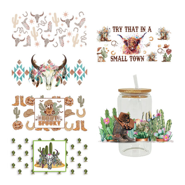 Wholesale UV Transfer Paste Glass Crystal Label Crystal Paste 16OZ UV DTF WRAPS