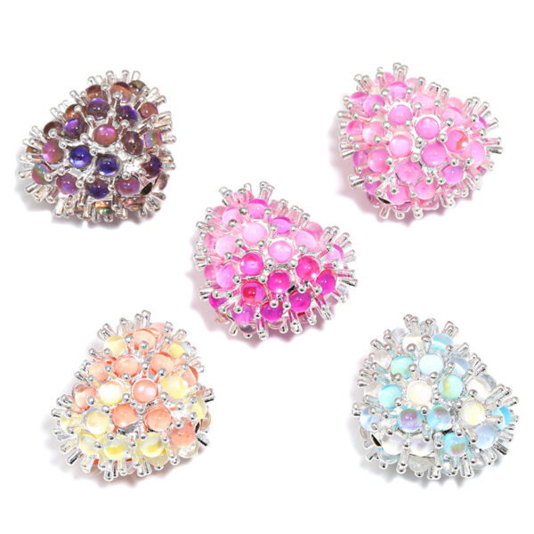 O1CN01UOWlOj2D652tiBiXr_2219394328559-0-cib Wholesale 5pcs love diamond beads round beads DIY bracelet beads