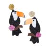 O1CN01UP2fgt1Bs33VWkdcY_0-0-cib Wholesale Splicing colored parrot flamingo acrylic earrings