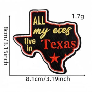 Colorful english landscape cloth stickers 19#