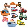 Wholesale Cartoon Car Plane Truck Embroidery DIY Patches