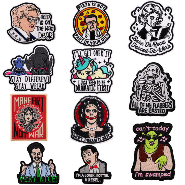 Wholesale Embroidery Cloth Sticker Letter Patch Clothing OLY Exclusive