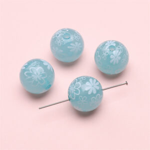 Ball 16mm aperture about 2.5mm blue / 2/bag