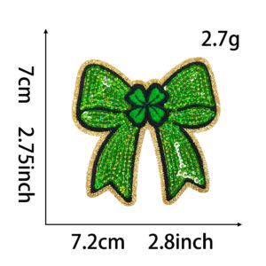 Hot melt glue *green* bow