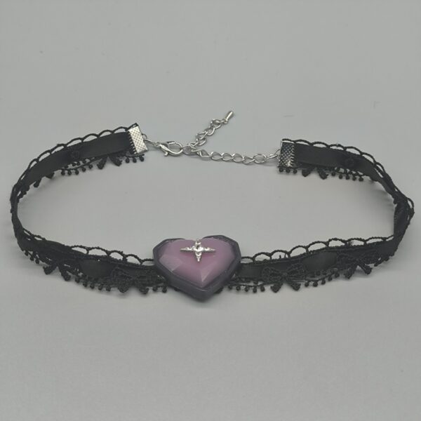 Wholesale Love lace cross, sweet and cool collarbone chain