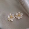 Wholesale Flower Earrings for Women, Elegant Niche Design Earrings,