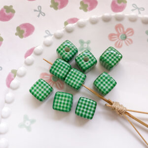 8 # Dark green plaid model (one piece)