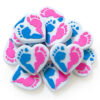 Wholesale heart-shaped footprint focal beads