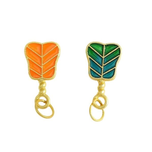 O1CN01UmOGKQ1RR3V4XpMEb_2216934692107-0-cib Wholesale Color-preserving gold ornaments creative colorful koi fox face butterfly banana fan bracelet necklace handmade diy ornaments