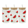 Wholesale Cartoon Cute Strawberry Watermelon Fruit Theme 16oz Cup UV DTF Wraps