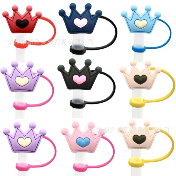 O1CN01UnhPeq271908Y1V0H_2213236817736-0-cib Wholesale Colorful Crown Series Straw Tube Cap