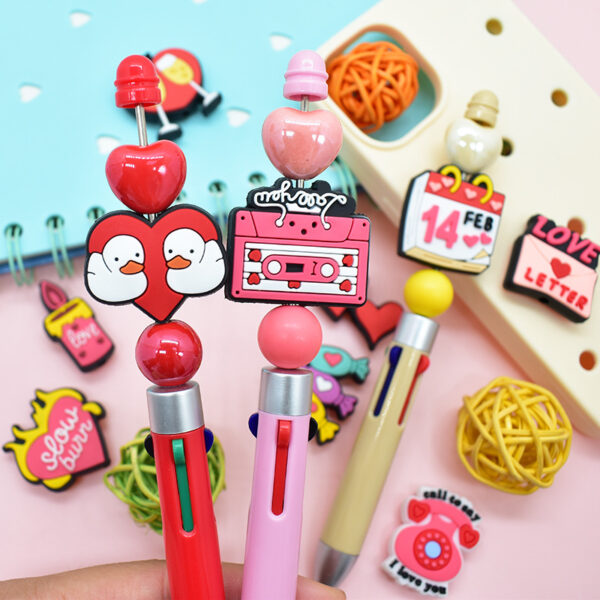 O1CN01UnlQT71NGkEw8sVuJ_2208878341543-0-cib Wholesale Random 30pcs Valentine's Day Series Love Cartoon Focal Beads