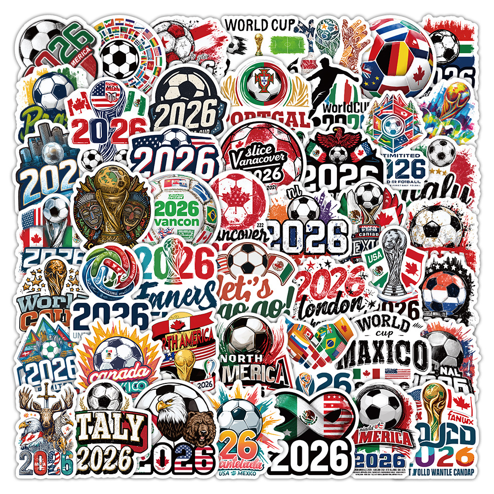 Wholesale 50 Cute Cartoon World C Waterproof Vinyl Stickers