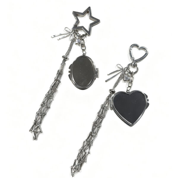 Wholesale Lipstick mesh bag heart-shaped five pointed star bag hanging