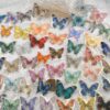 Wholesale 50pcs Cartoon Gold Plated Colorful Butterfly Waterproof Vinyl Stickers
