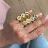 O1CN01Ut3TDG1X9Y65FX6t9_2210559832881-0-cib Wholesale Valentine's Day Lion Mermaid Love Painting Stainless Steel Ring