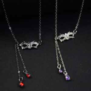 Wholesale Party Mask Diamond Necklace