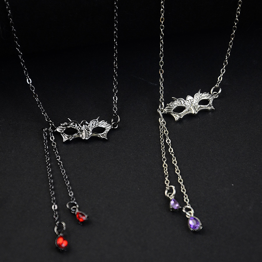 Wholesale Party Mask Diamond Necklace