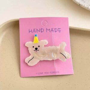 Birthday puppy white