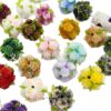 Wholesale Heavy-duty colorful ceramic clay rose flower ball beads