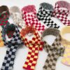 Wholesale Doll Knitted Scarf Christmas Wide Cute 20cm