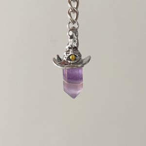 Witch's crystal pendant (keychain)