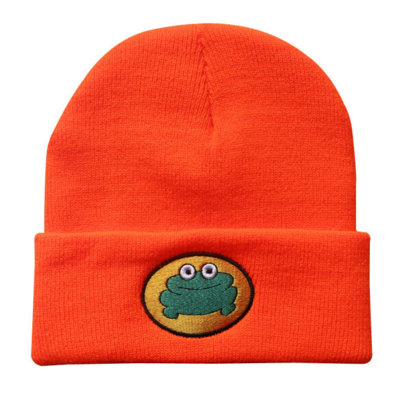 Wholesale Cartoon Frog Knitted Yarn Winter Hat