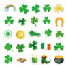 Wholesale St. Patrick's Day Four-Leaf Clover Car Series Waterproof Vinyl Stickers