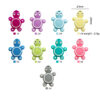 Wholesale colorful cartoon elephant animals 3D focal beads