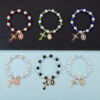 Wholesale Diamond-encrusted cross series bracelet