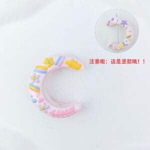 Cartoon vertical moon-white (1 piece)