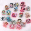 Wholesale glitter cartoon straight-hole DIY acrylic beads OLY Exclusive
