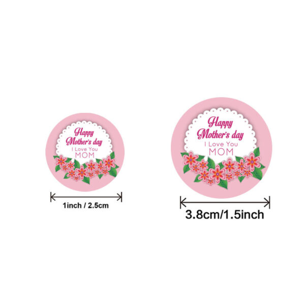 Wholesale Rolled Sticker Mother's Day Decoration Sticker