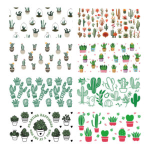 Wholesale Uv Transfer Sticker Glass Cup Crystal Label Crystal Sticker Cross-Border Exclusive for 16oz Glass Cup Special Sticker 23Cmx11Cm