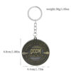 Wholesale Game Peripherals Retro Metal Keychain Pendant