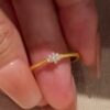 Wholesale Vintage Fine Mini Snowflake Diamond Inlaid Ring