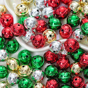 Wholesale Pentagram Christmas Bell Acrylic Beads
