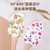 Wholesale Medium pointed silicone wood handled cream cake spatula