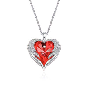 Red heart O chain