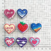Wholesale Random 100pcs Valentine's Day Love Heart Cartoon Focal Beads