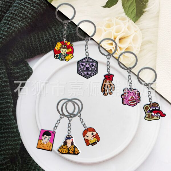O1CN01VIKQJ81WHV9dHXeQ0_2213344632763-0-cib Wholesale strange story keychain schoolbag bag pendant car keychain pendant